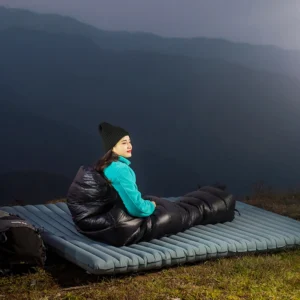 Mummy Sleeping Bag White Duck Down Lightweight Sleeping Bag Ultralight Sleeping Bag for Adults Cold Weather