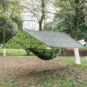 Camping Hammock With Mosquito Net&Rainfly Tent Tarp Mosquito Proof Sunshade Hammock Package Portable Outdoor Camping Hammock
