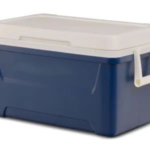 48-Quart Outdoor Picnic Camping Cooler, Red, Portable and Easy to Clean, Large Capacity, Perfect for Friends Gathering