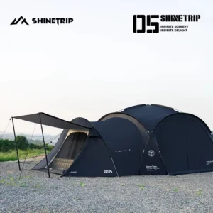ShineTrip Outdoor Tent PU3000MM Waterproof Silver Coated Camping Shade Dome Tent Dome Canopy Rain And Sun Self-driving