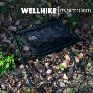 WELLHIKE Lighweight Picnic Stools Waterproof Collapsible Travel Stool Mini Fishing Chair for Hiking Backpacking Outdoor Camping