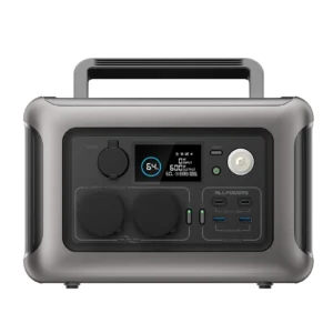 ALLPOWERS Portable Power Station R600, 299Wh LiFeP04 Battery with 2x 600W (1200W Surge) AC Outlets for Outdoor Camping RV Home